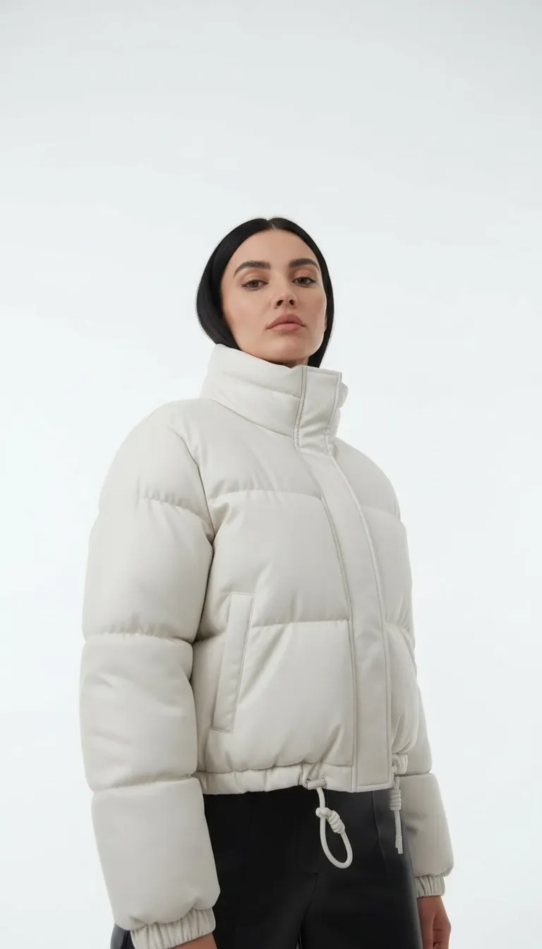 Как Носить Белый Пуховик и Создавать Модные Образы в Стиле Casual Chic